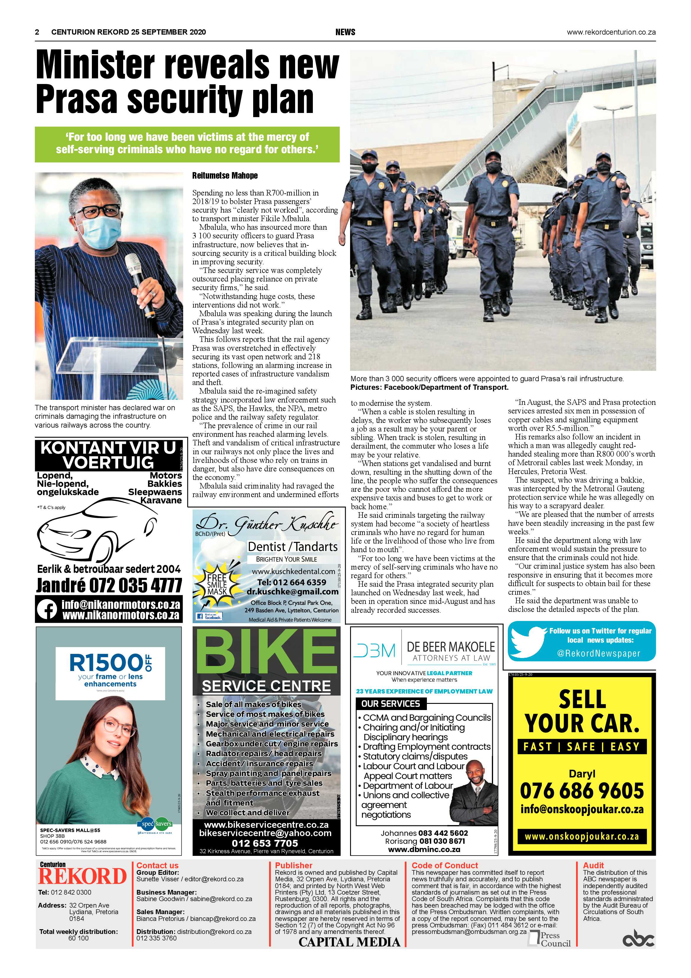 Rekord Centurion 25 September 2020 page 2