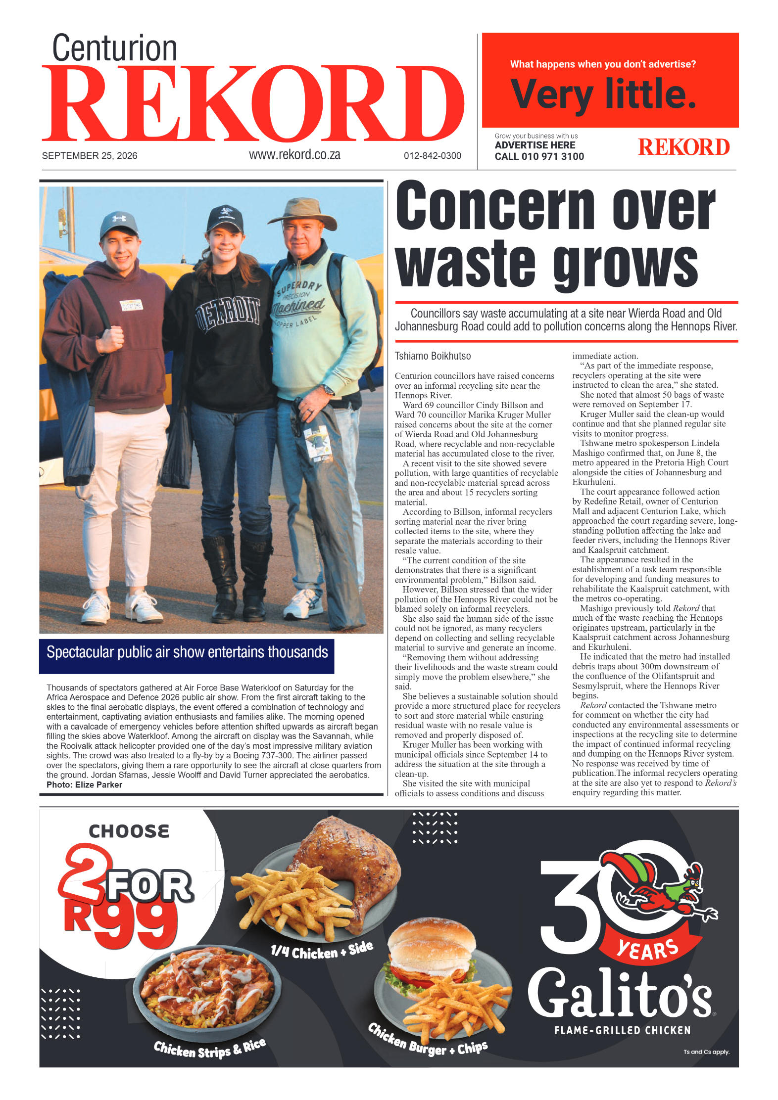 Rekord Centurion 25 September 2026 page 3