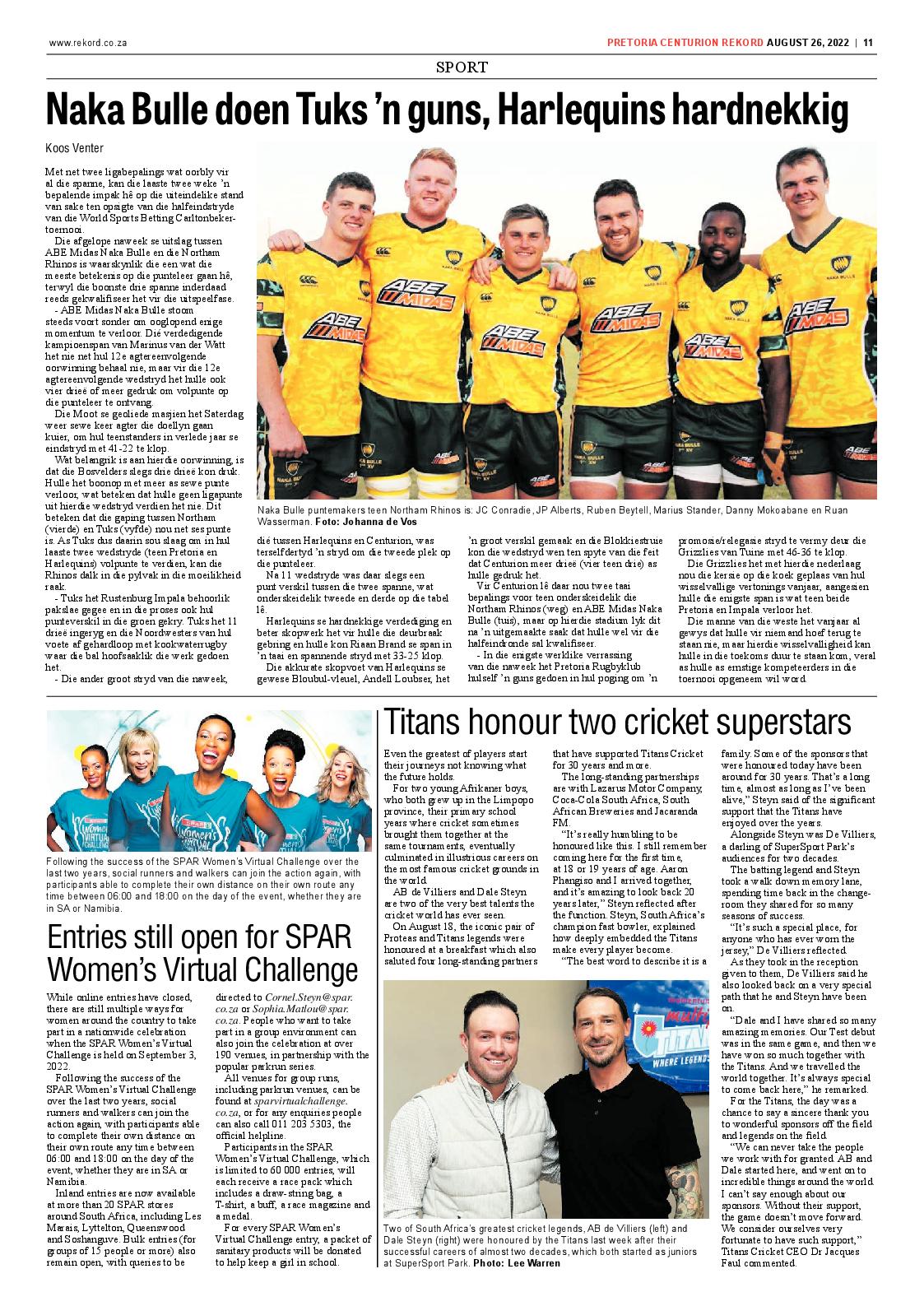 Rekord Centurion 26 August 2022 page 11