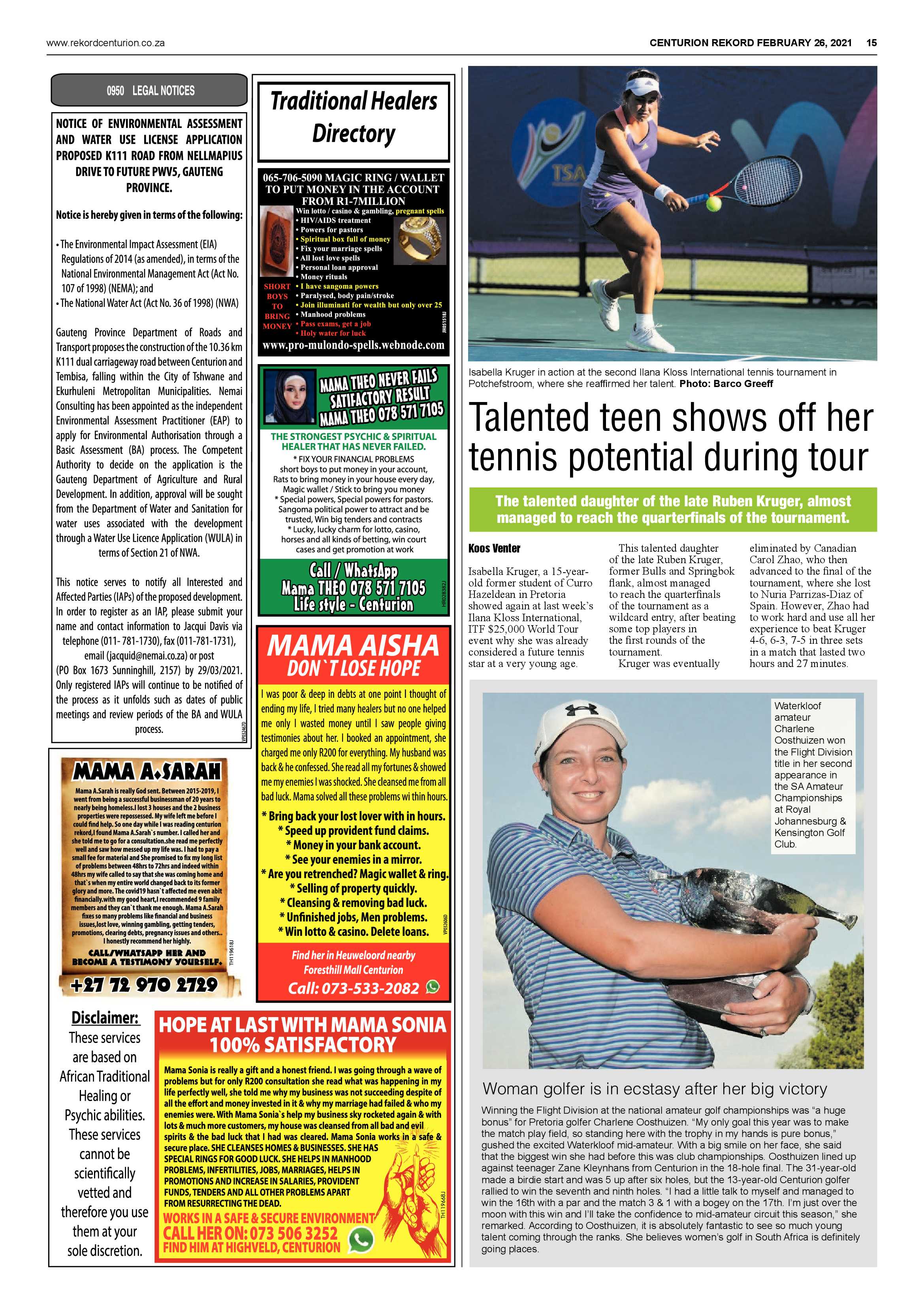 Rekord Centurion 26 February 2021 page 15
