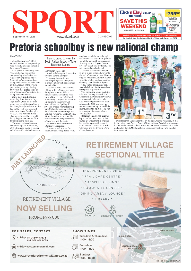 Rekord Centurion 16 February 2024 page 8
