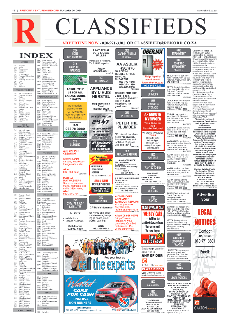 Rekord Centurion 26 January 2024 page 18