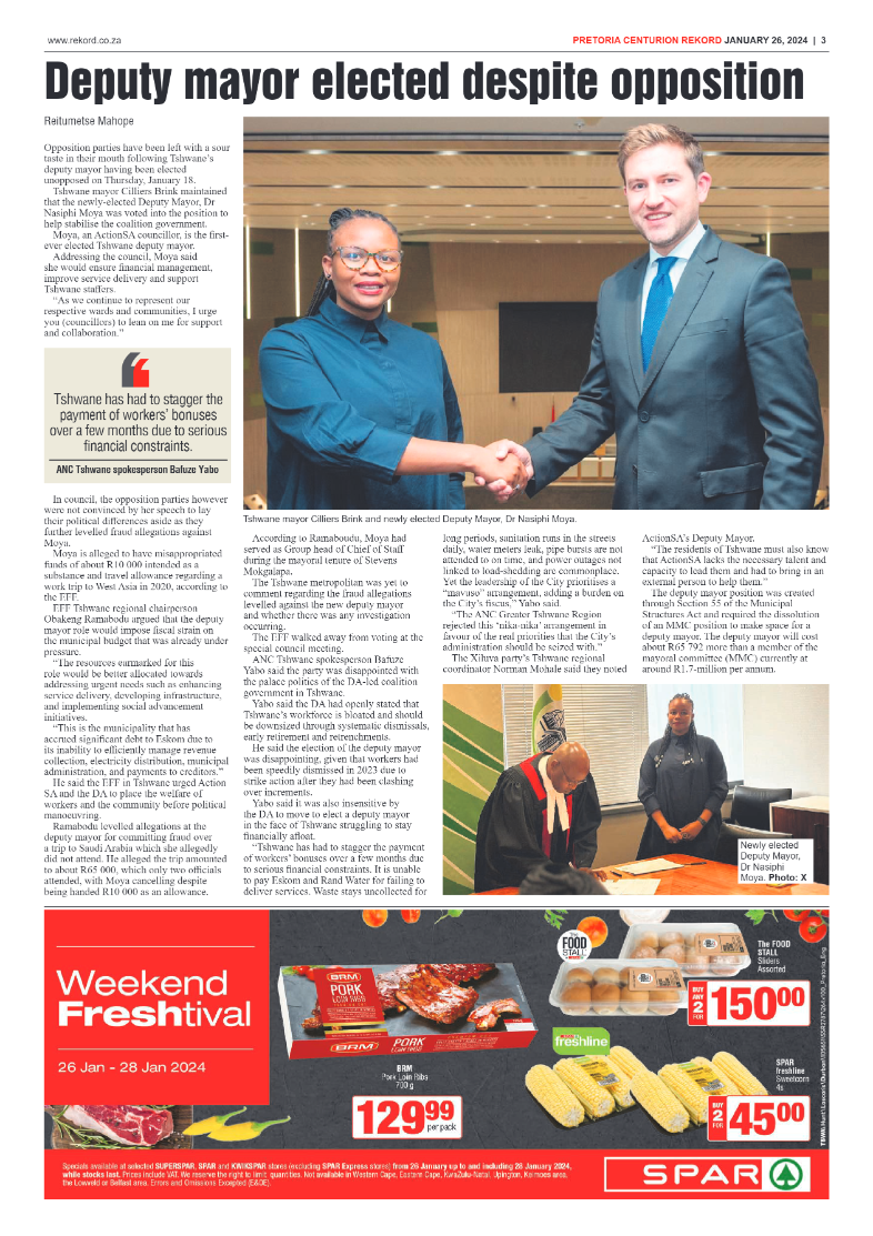Rekord Centurion 26 January 2024 page 3