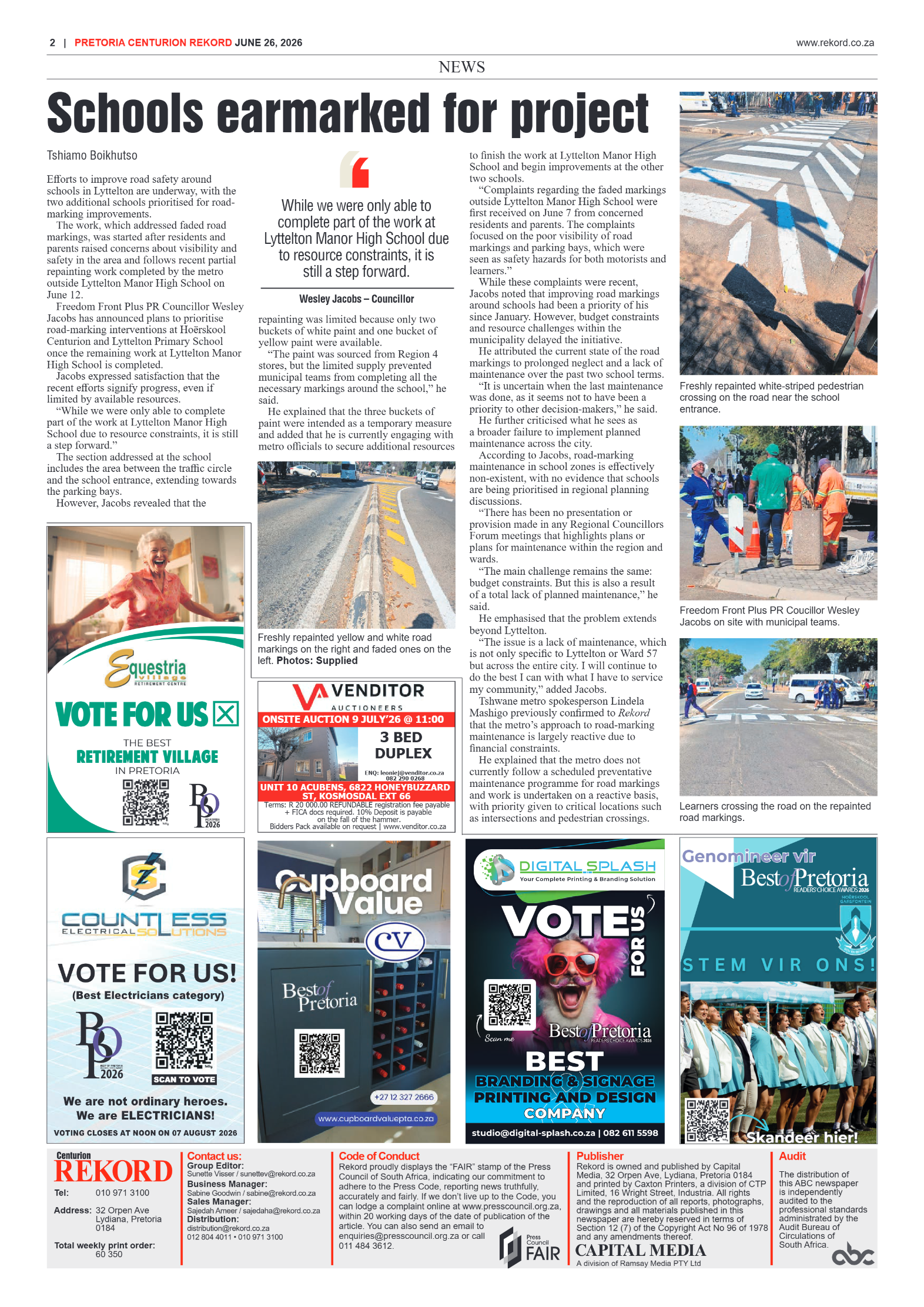 Rekord Centurion 26 June 2026 page 4
