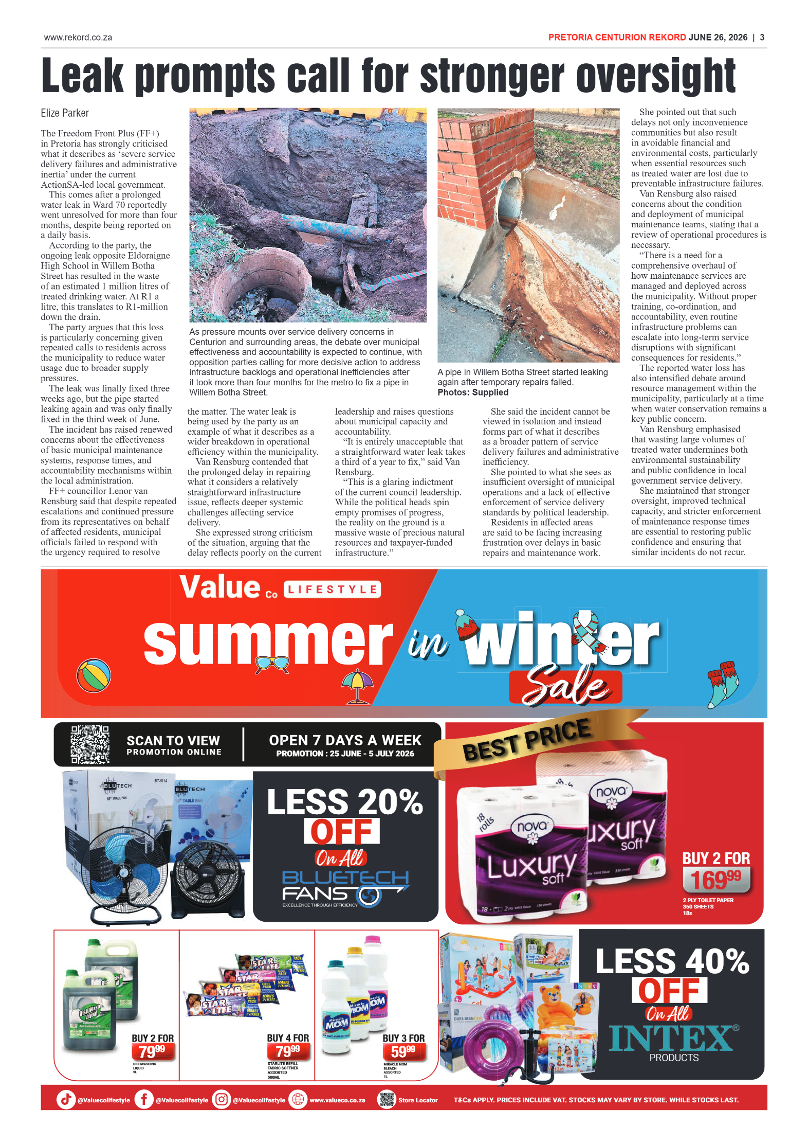 Rekord Centurion 26 June 2026 page 5