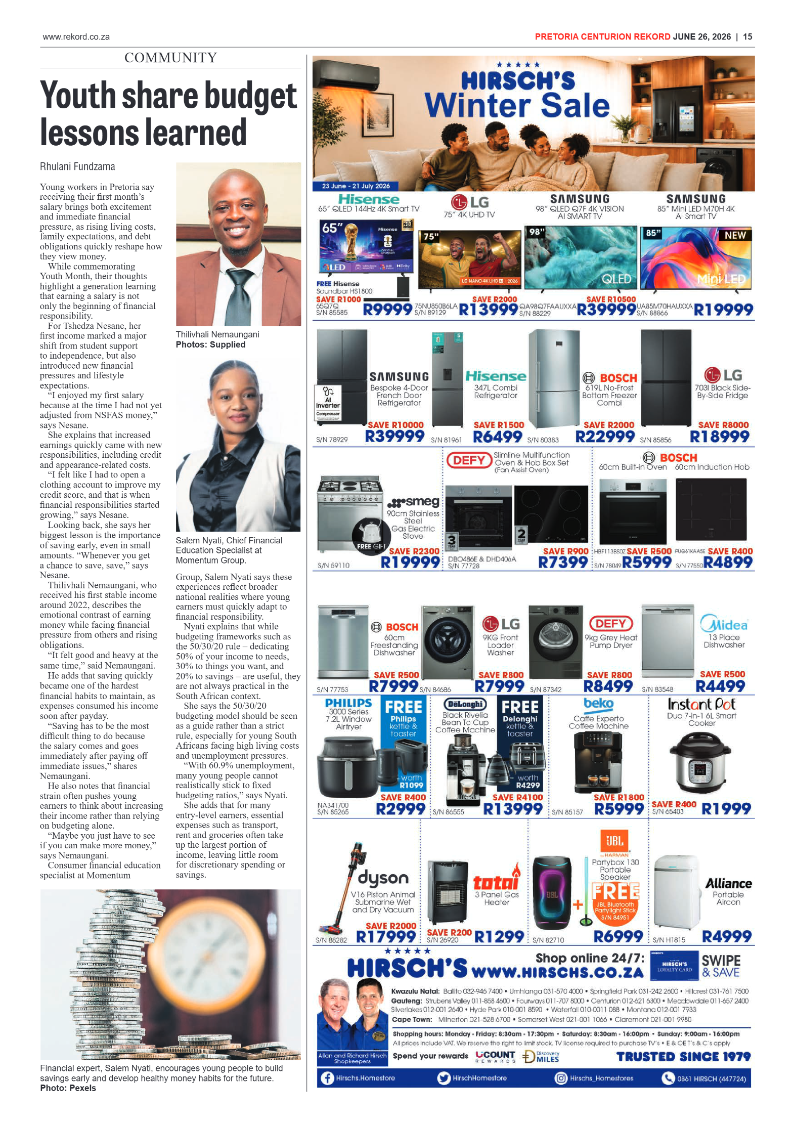 Rekord Centurion 26 June 2026 page 9