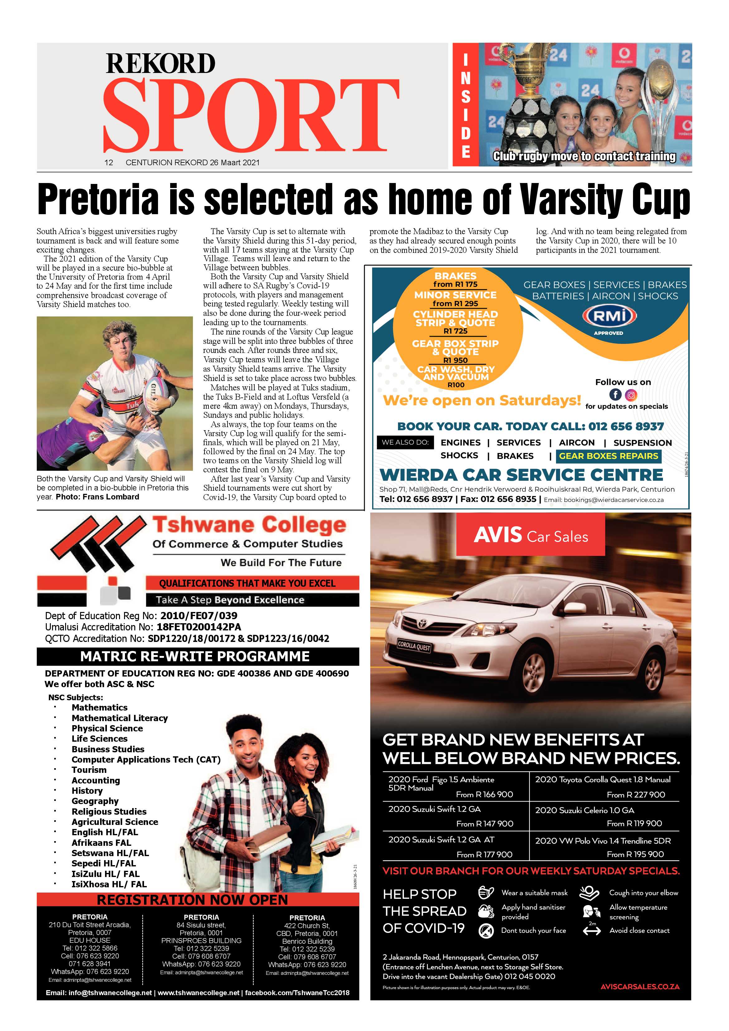 Rekord Centurion 26 March 2021 page 12