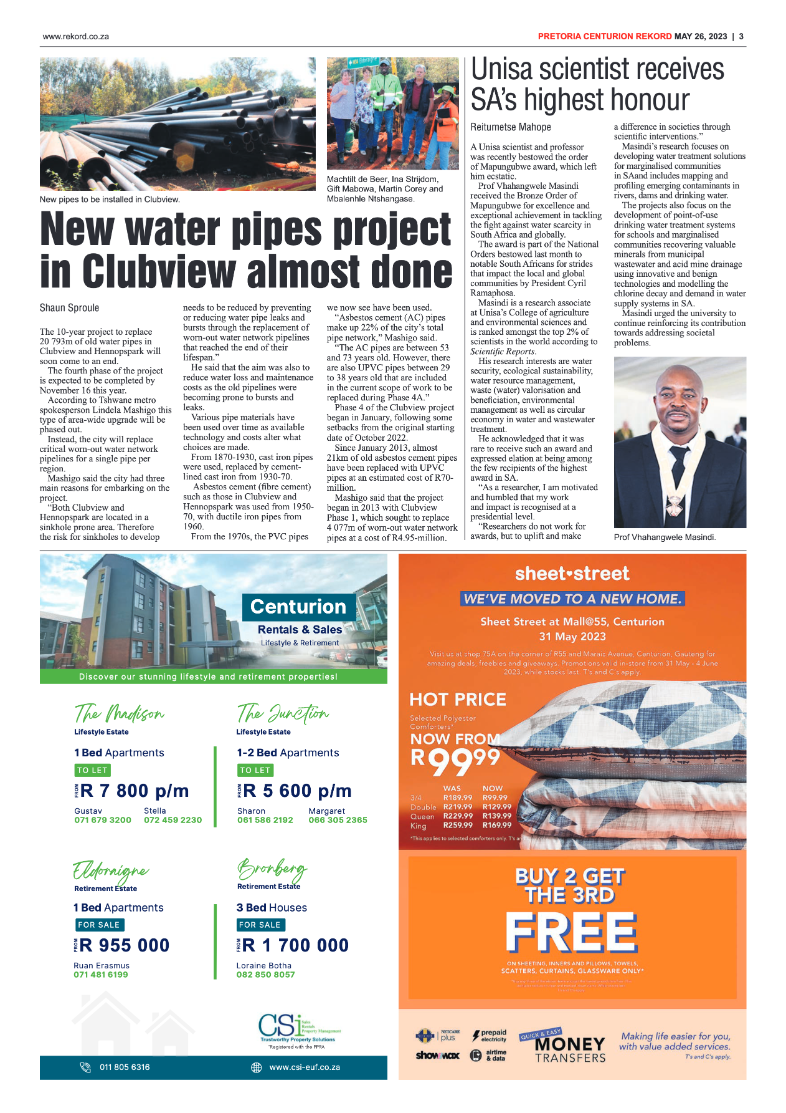 Rekord Centurion  26 May 2023 page 3