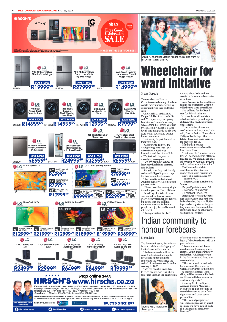 Rekord Centurion  26 May 2023 page 4