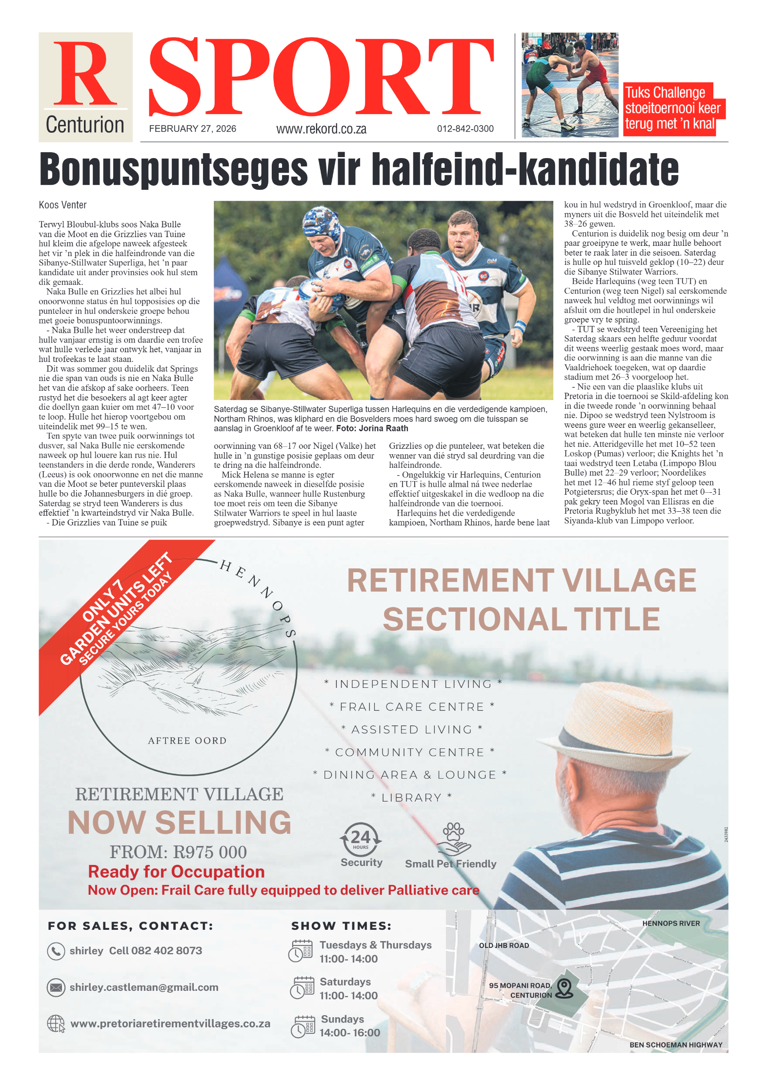 Rekord Centurion 27 February 2026 page 10