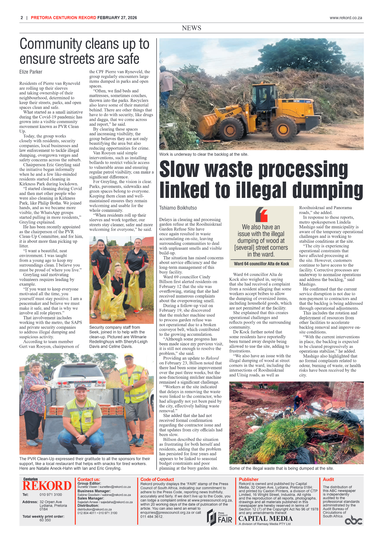 Rekord Centurion 27 February 2026 page 4