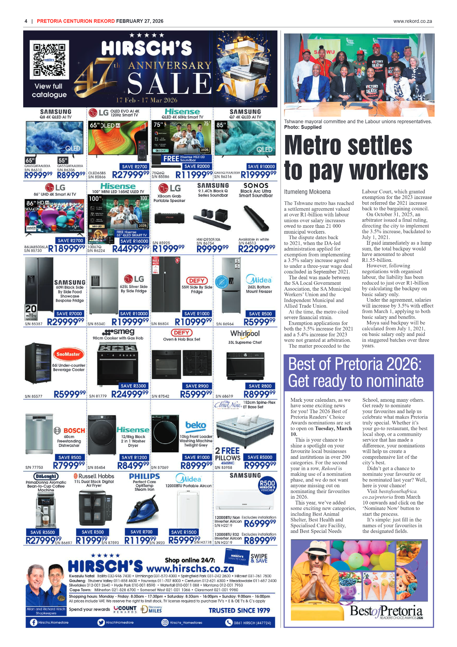 Rekord Centurion 27 February 2026 page 6