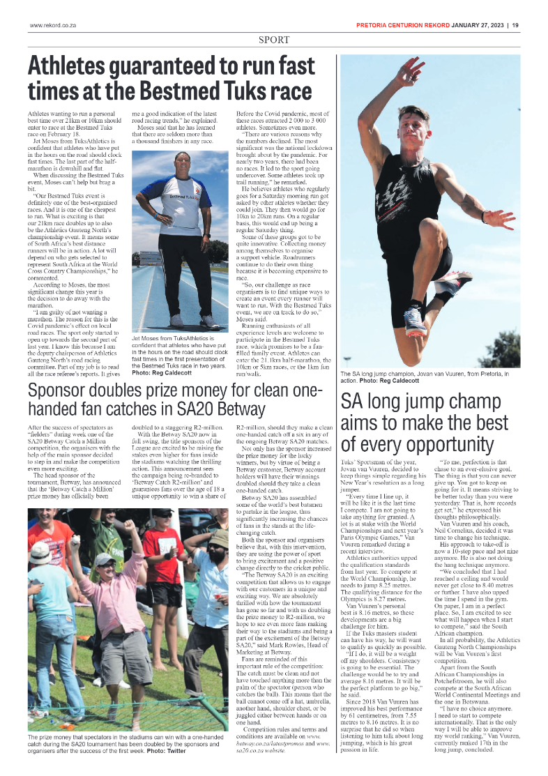 Rekord Centurion 27 January 2023 page 18