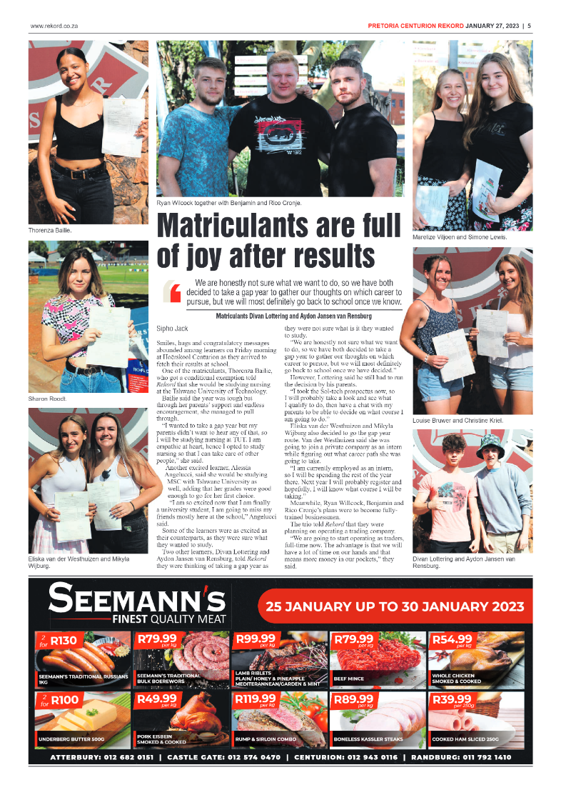 Rekord Centurion 27 January 2023 page 5