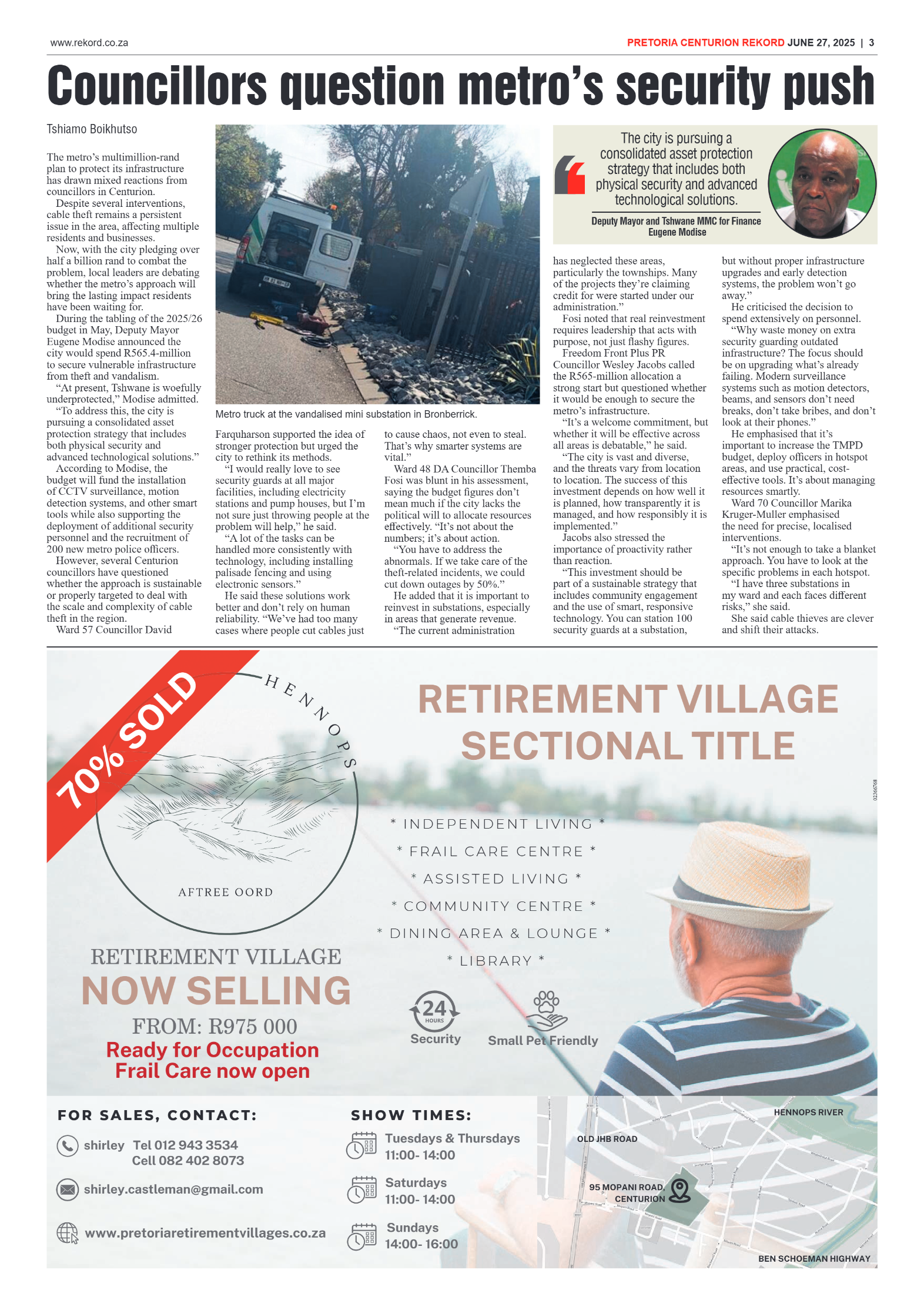 Rekord Centurion 27 June 2025 page 3