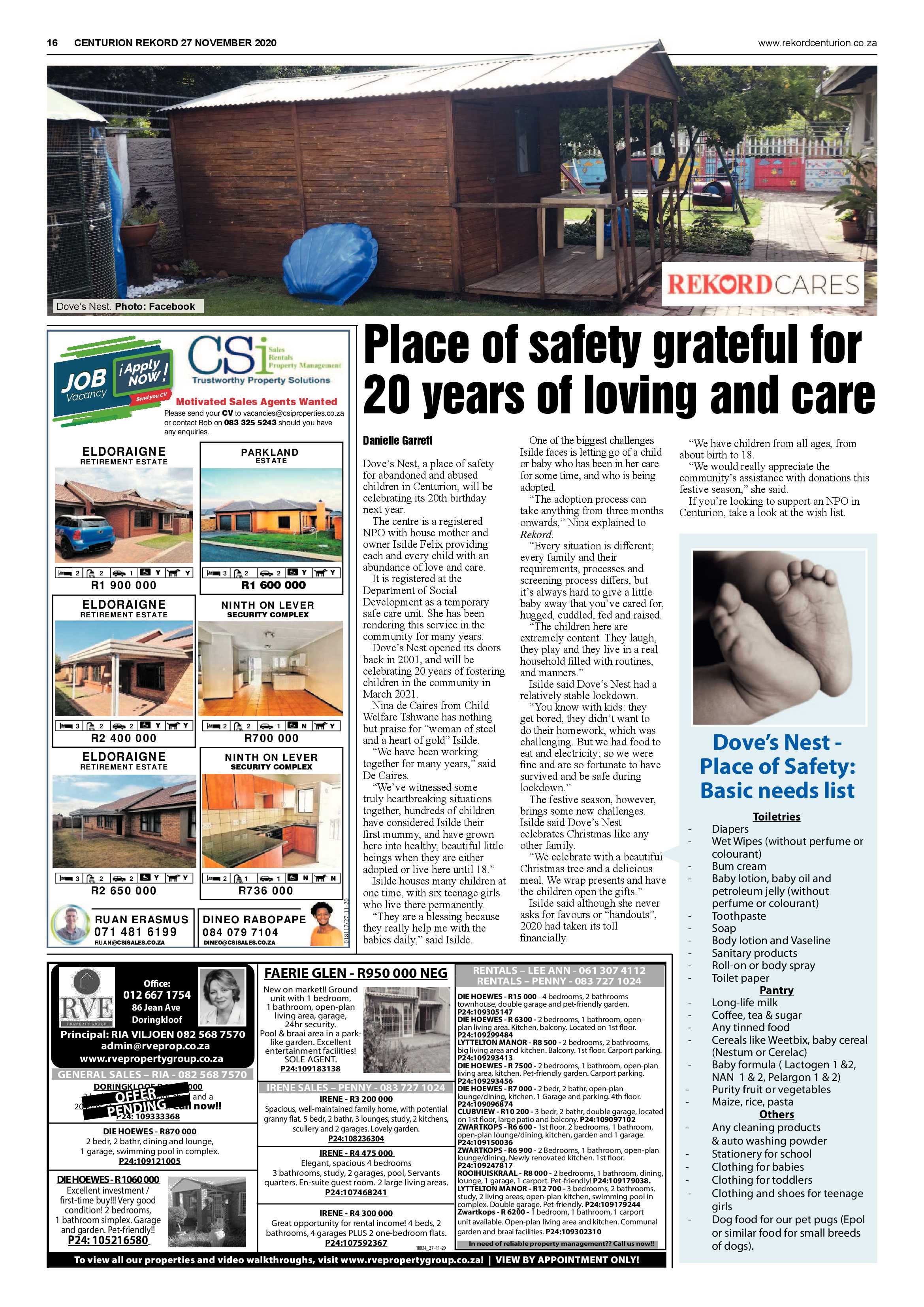 Rekord Centurion 27 November 2020 page 16