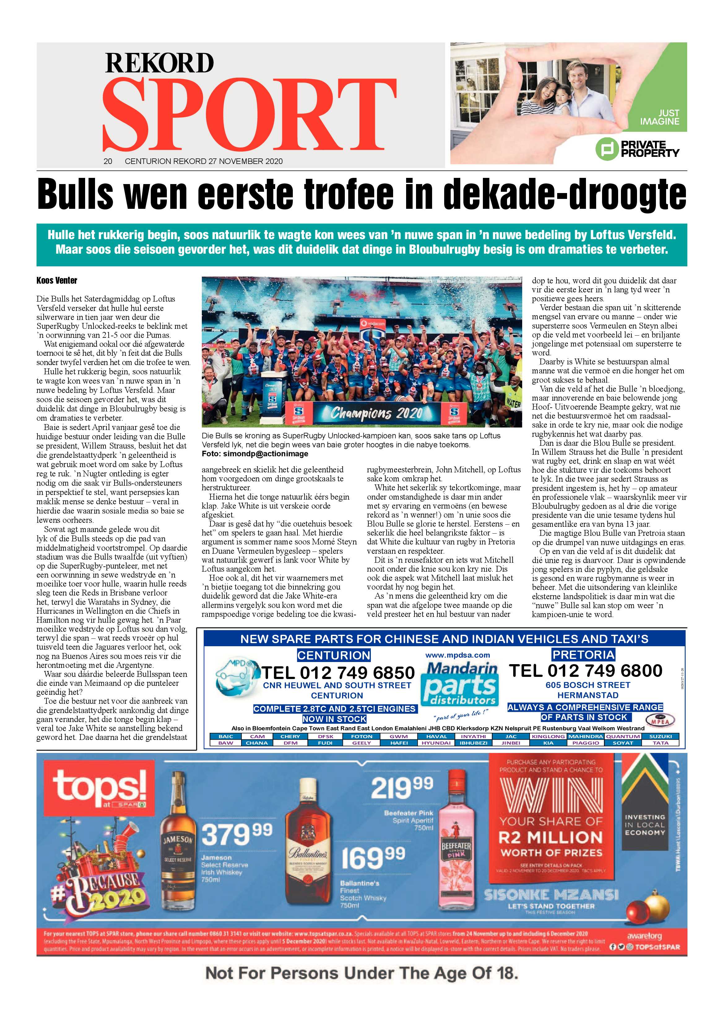 Rekord Centurion 27 November 2020 page 20