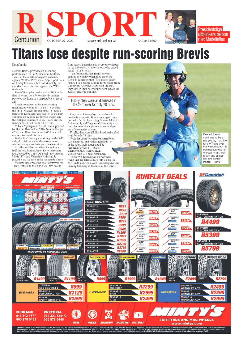 Rekord Centurion 27 October 2023 page 27