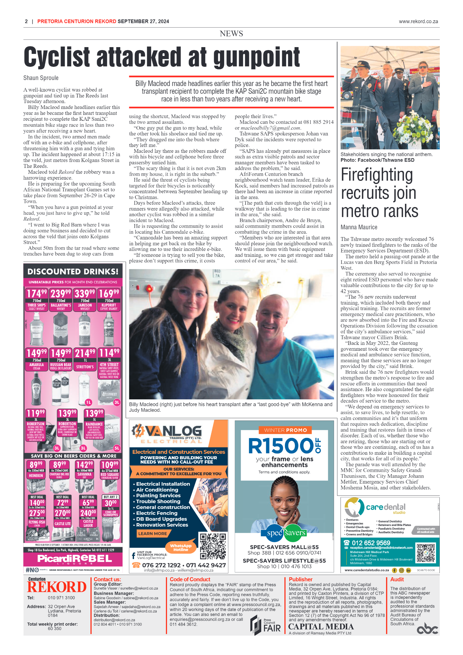 Rekord Centurion 27 September 2024 page 2