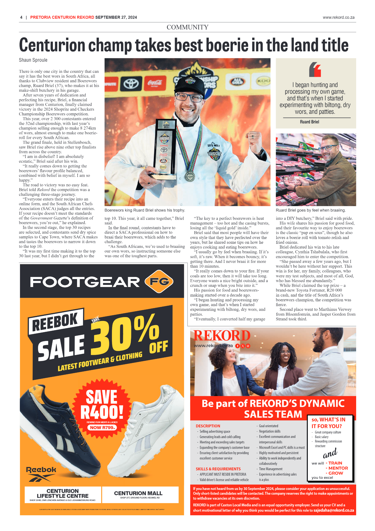 Rekord Centurion 27 September 2024 page 4