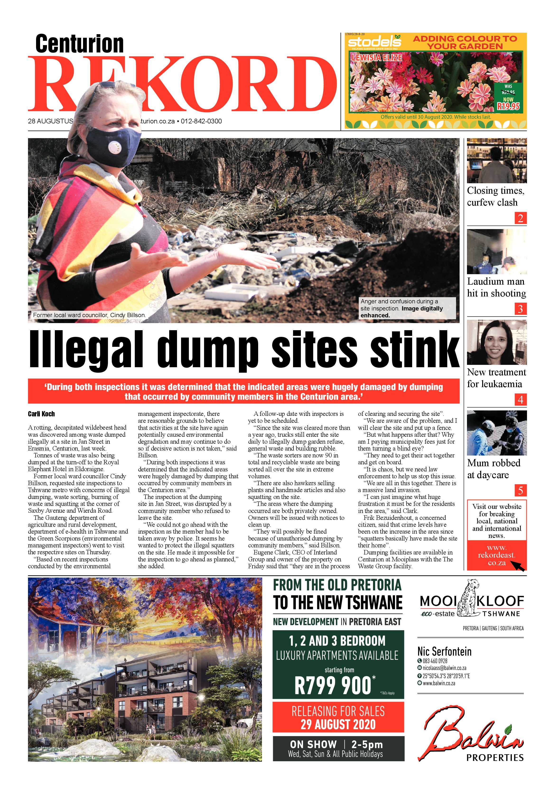 Rekord Centurion 28 August 2020 page 1