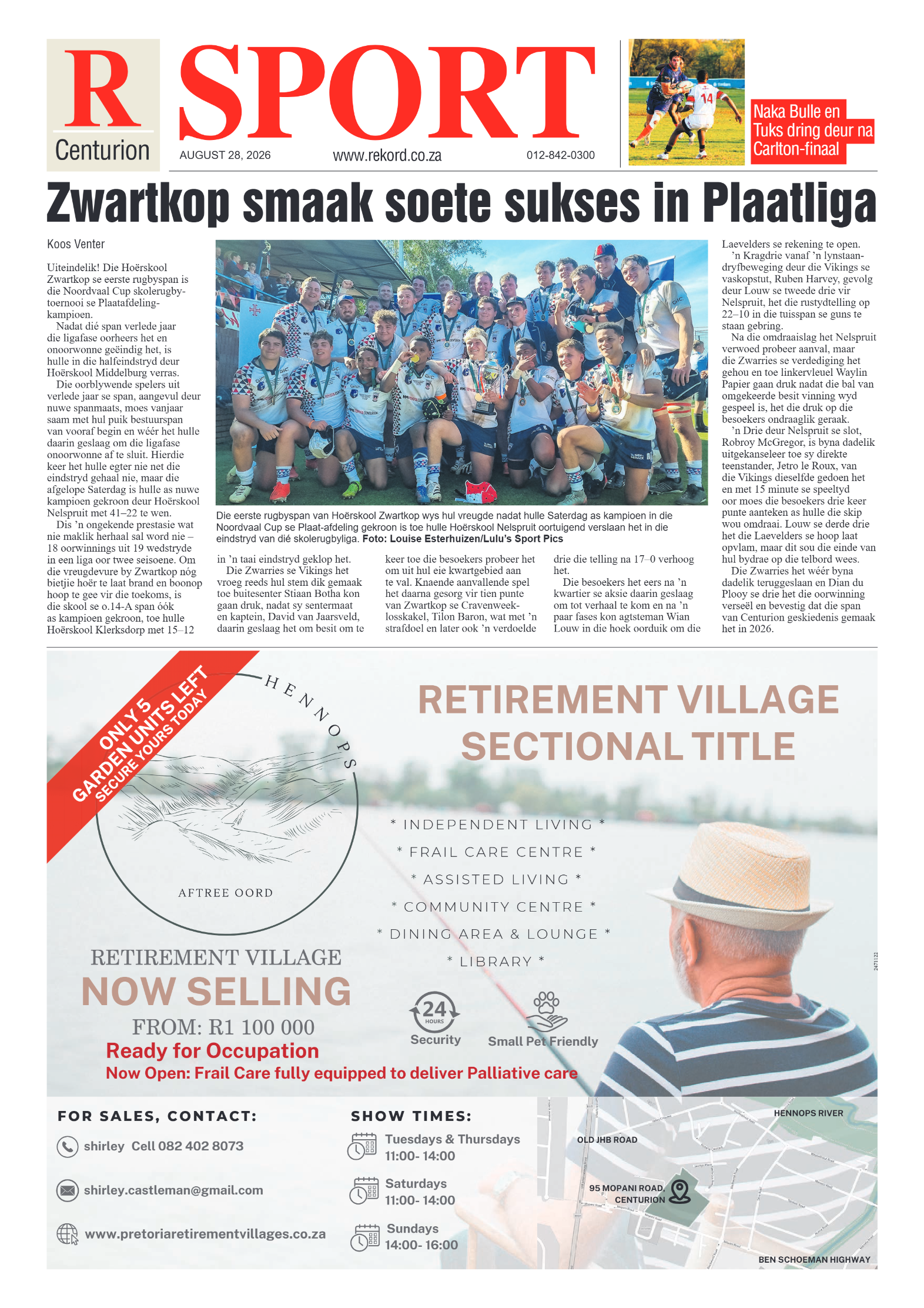 Rekord Centurion 28 August 2026 page 10