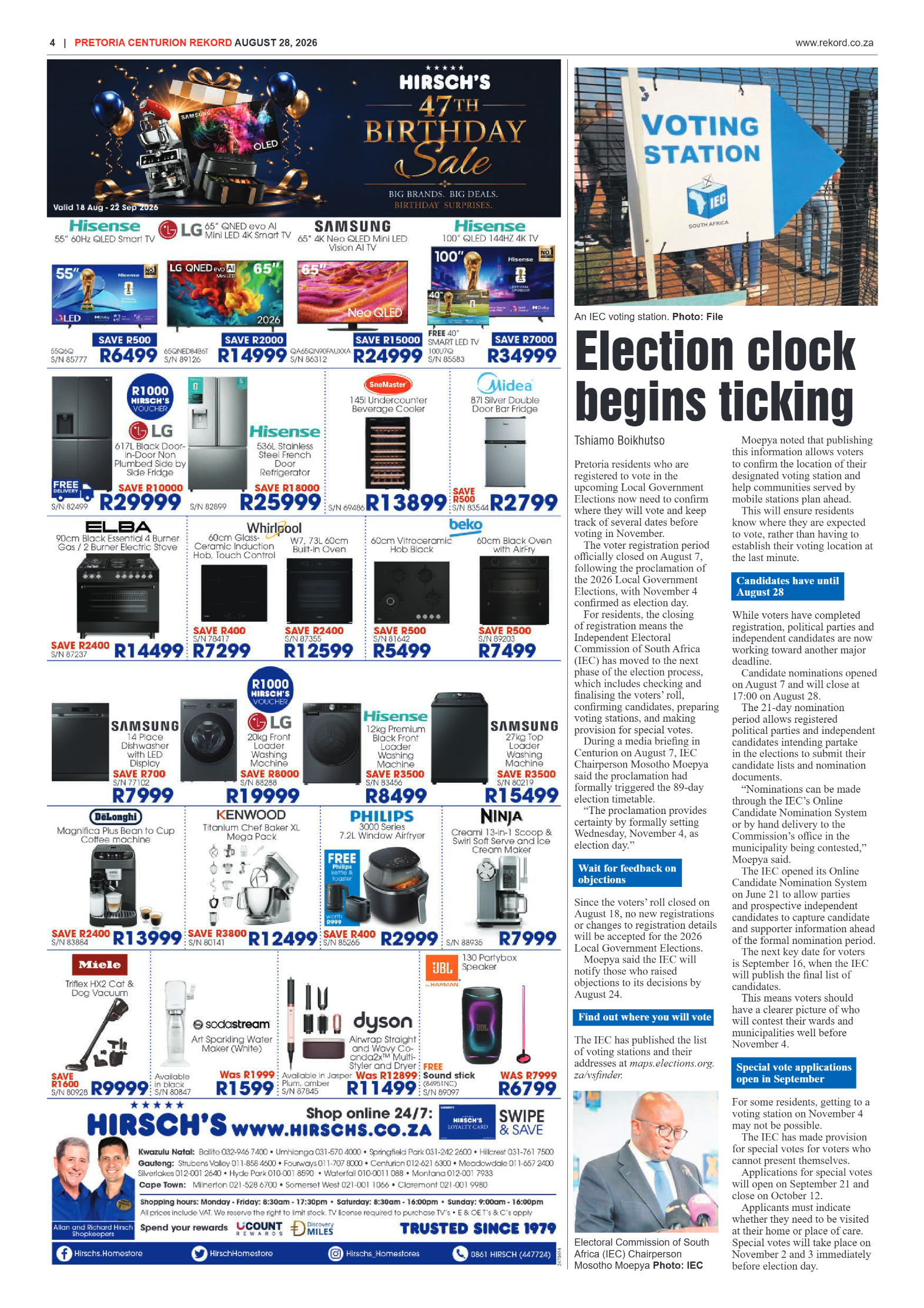 Rekord Centurion 28 August 2026 page 6
