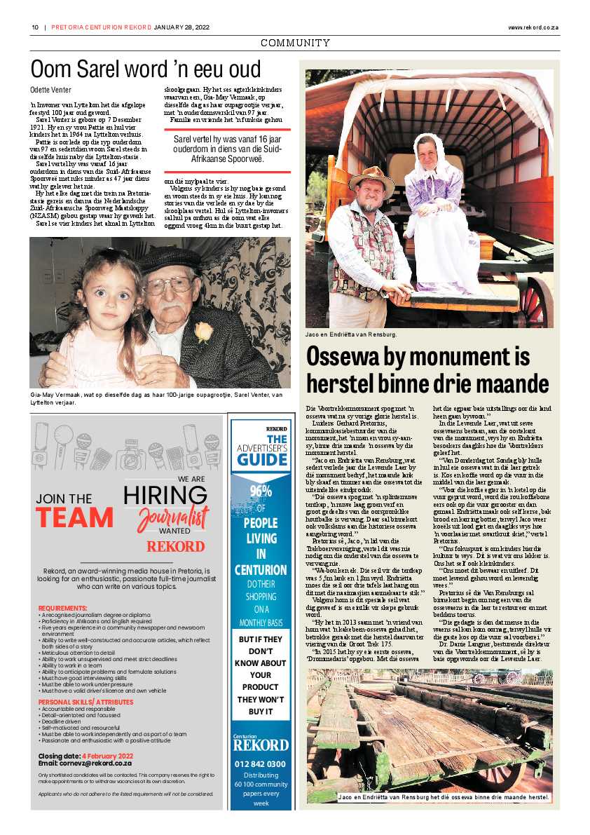 Rekord Centurion 28 January 2022 page 10