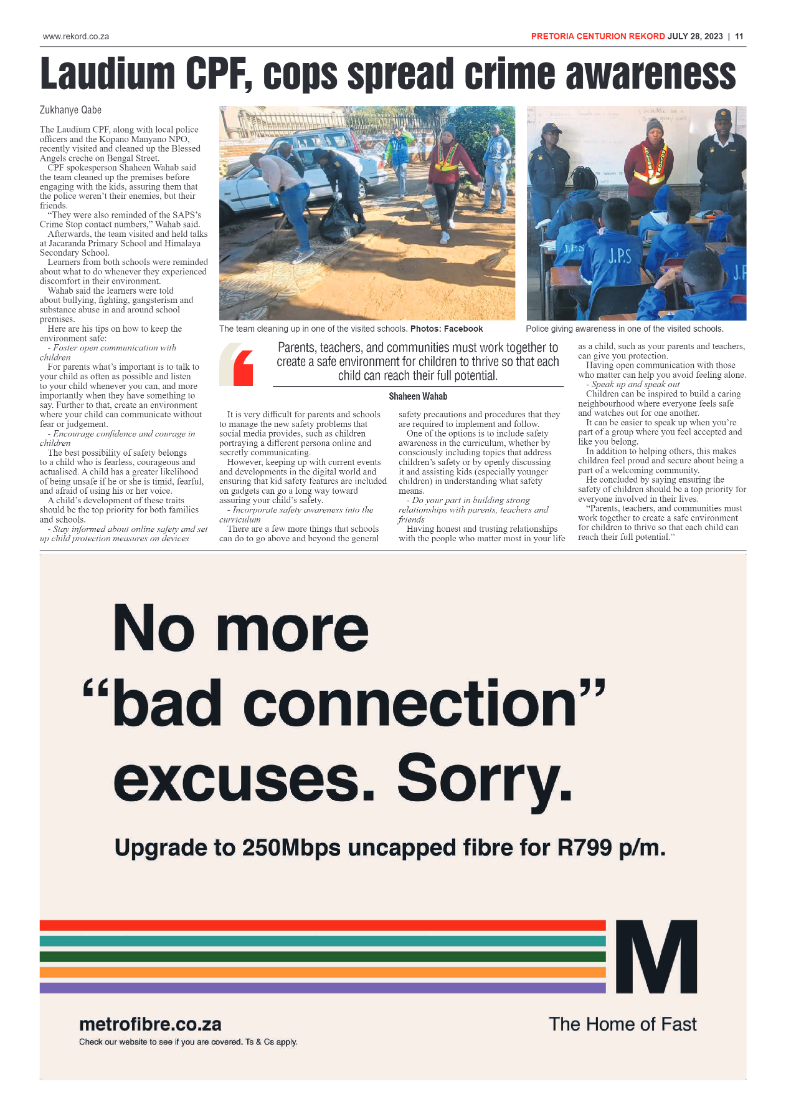 Rekord Centurion 28 July 2023 page 11