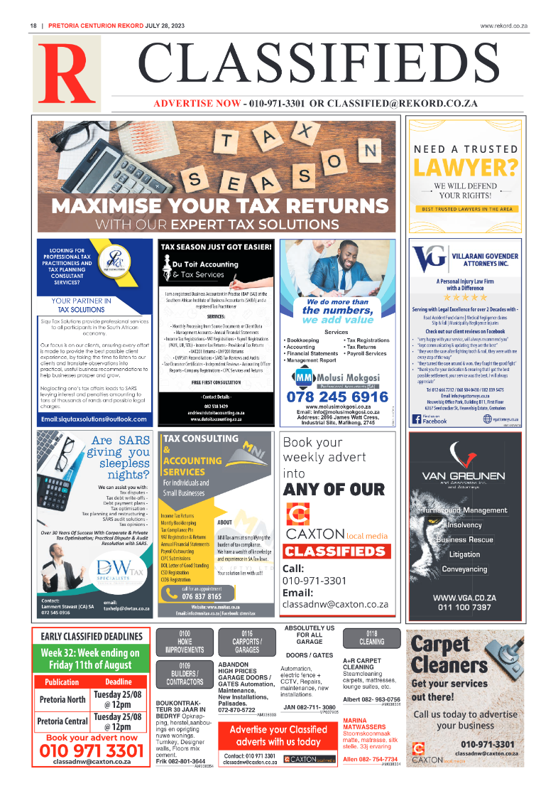 Rekord Centurion 28 July 2023 page 18