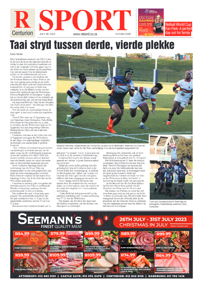 Rekord Centurion 28 July 2023 page 20