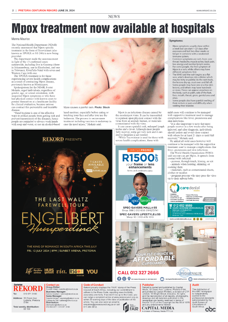 Rekord Centurion 28 June 2024 page 2