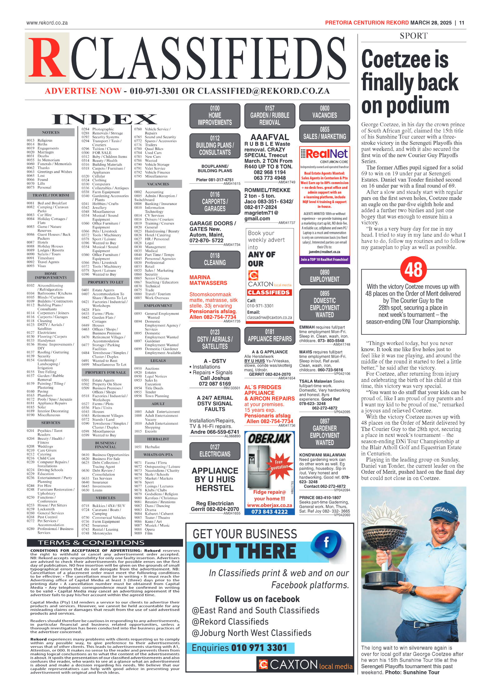 Rekord Centurion 28 March 2025 page 11