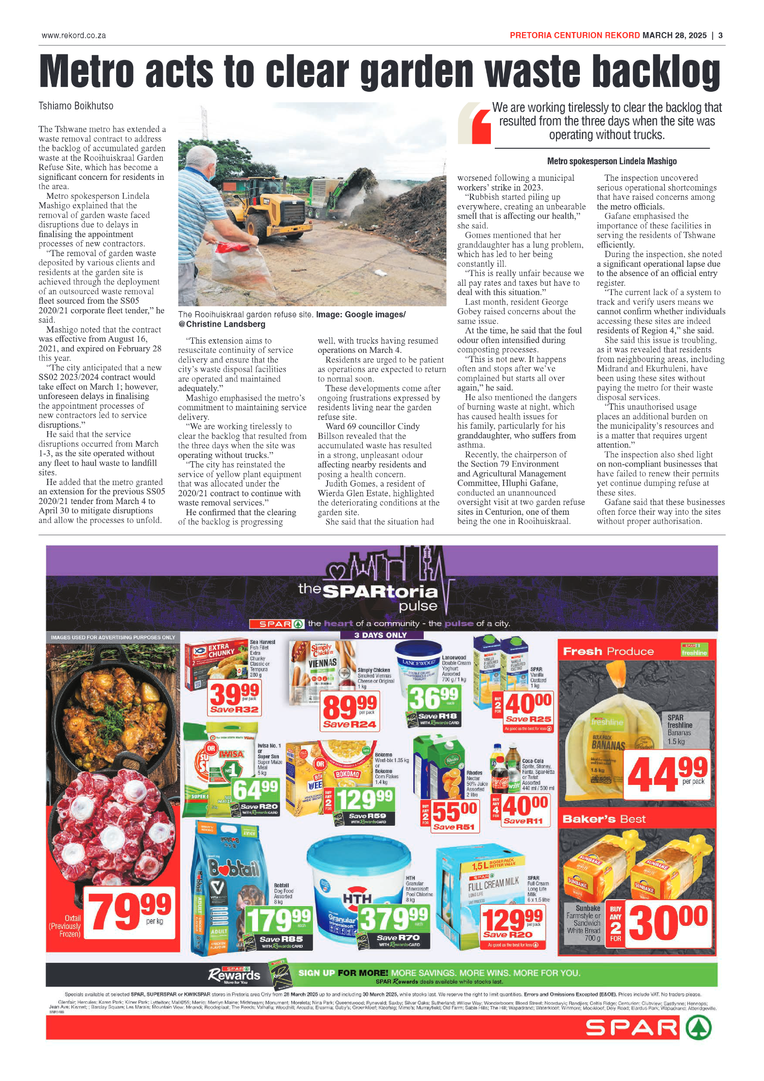 Rekord Centurion 28 March 2025 page 3
