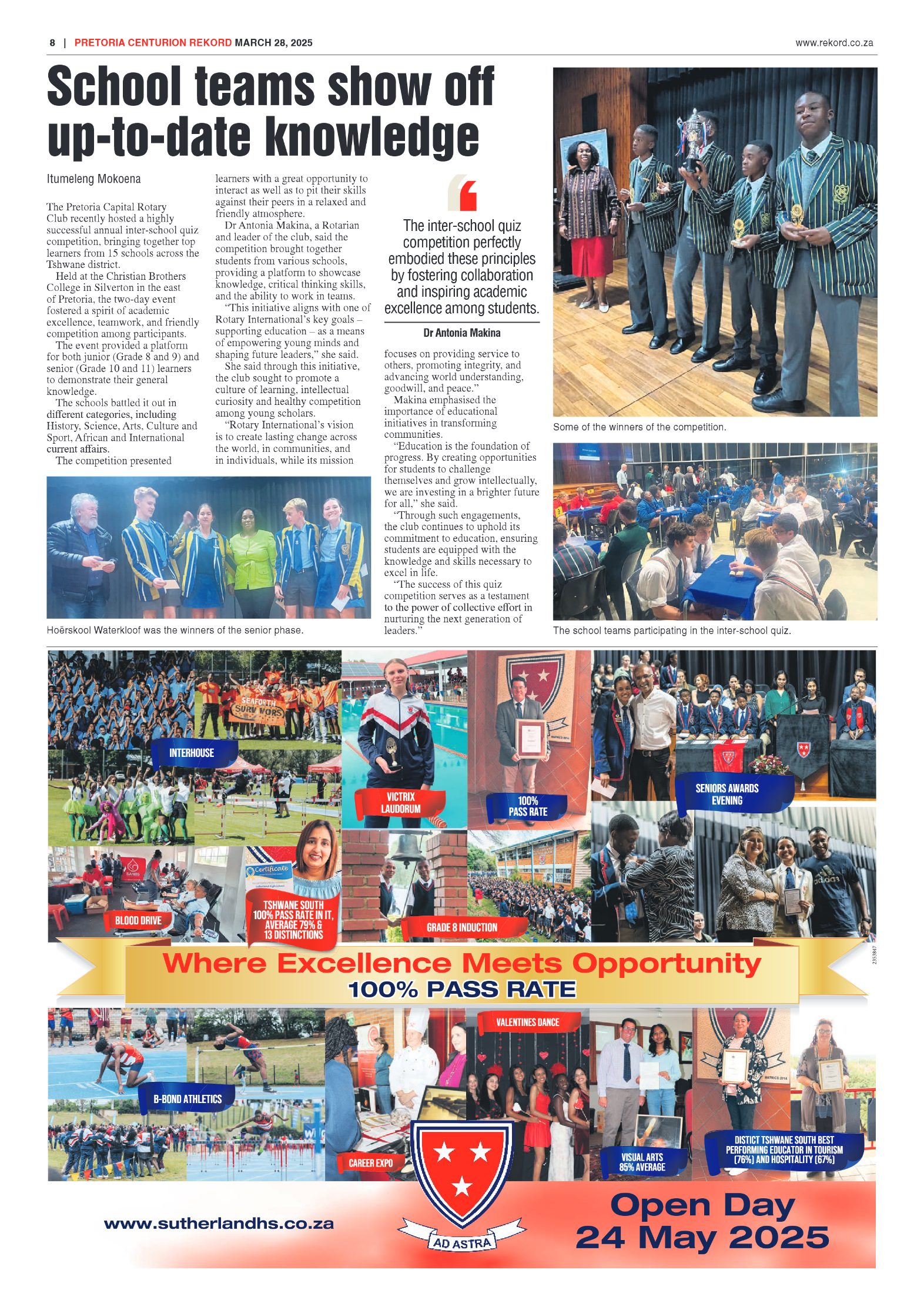 Rekord Centurion 28 March 2025 page 8