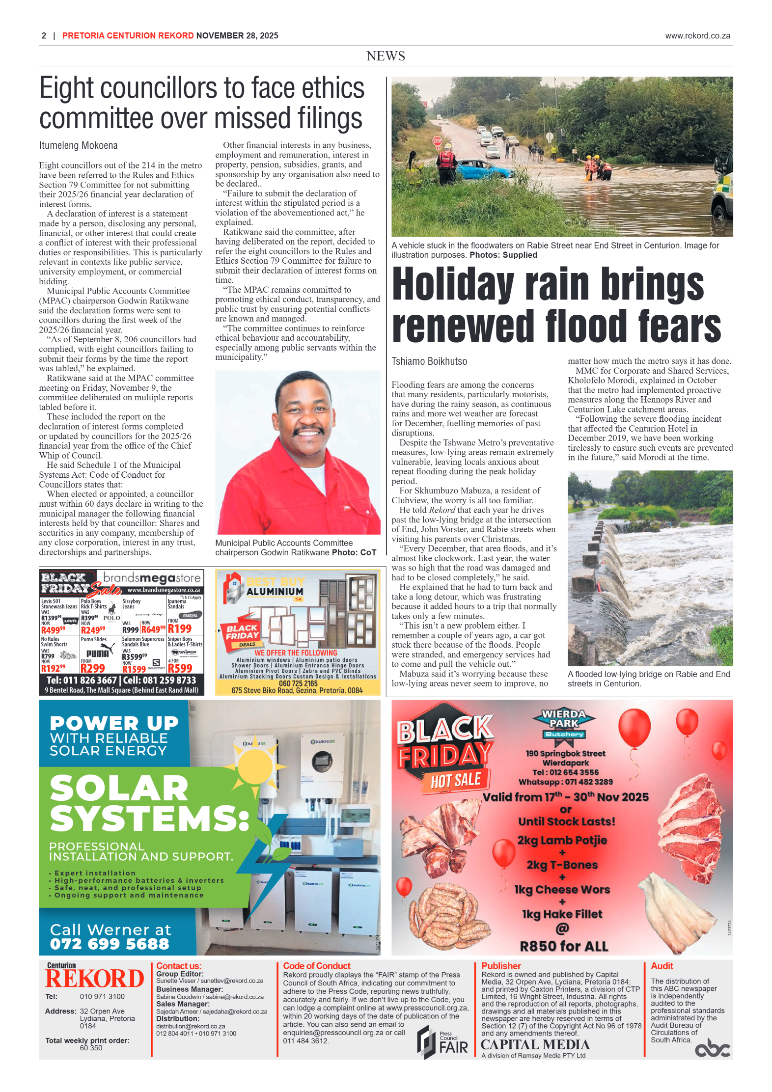 Rekord Centurion 28 November 2025 page 4