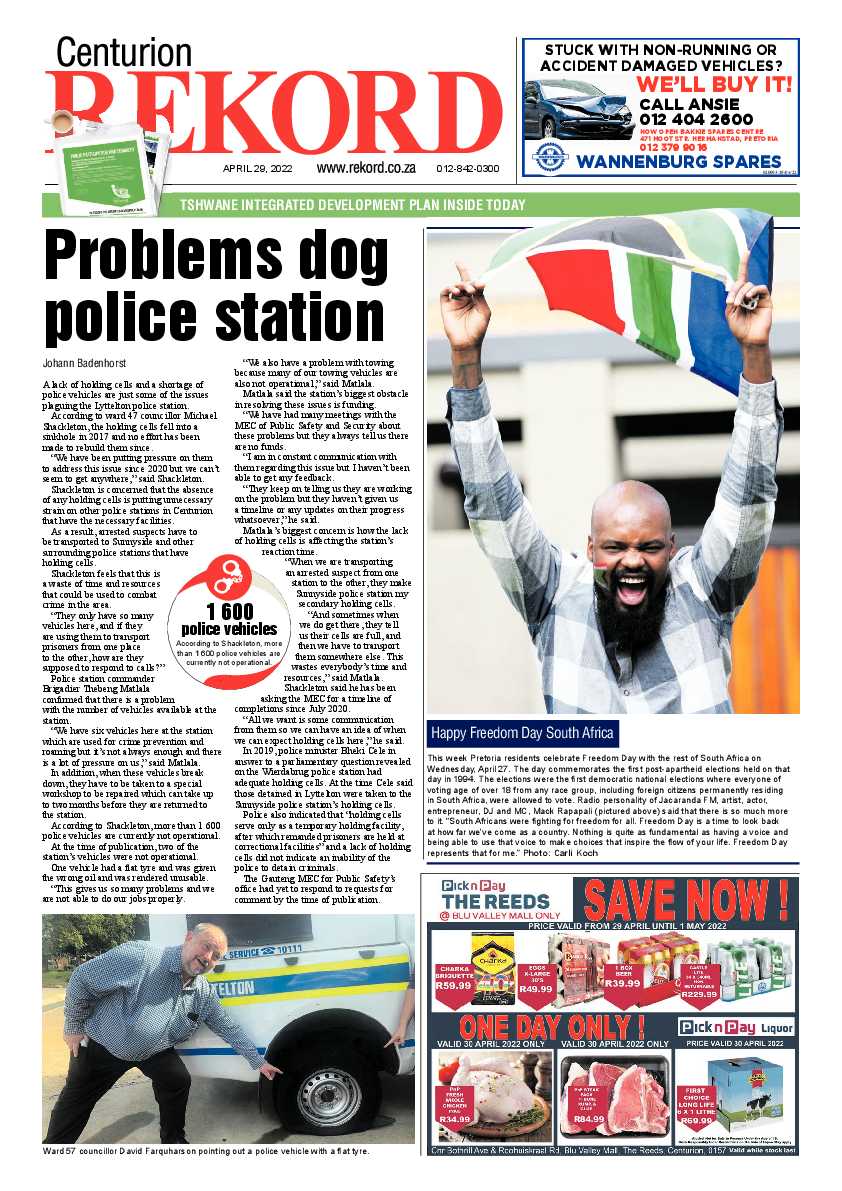 Rekord Centurion 29 April 2022 page 1