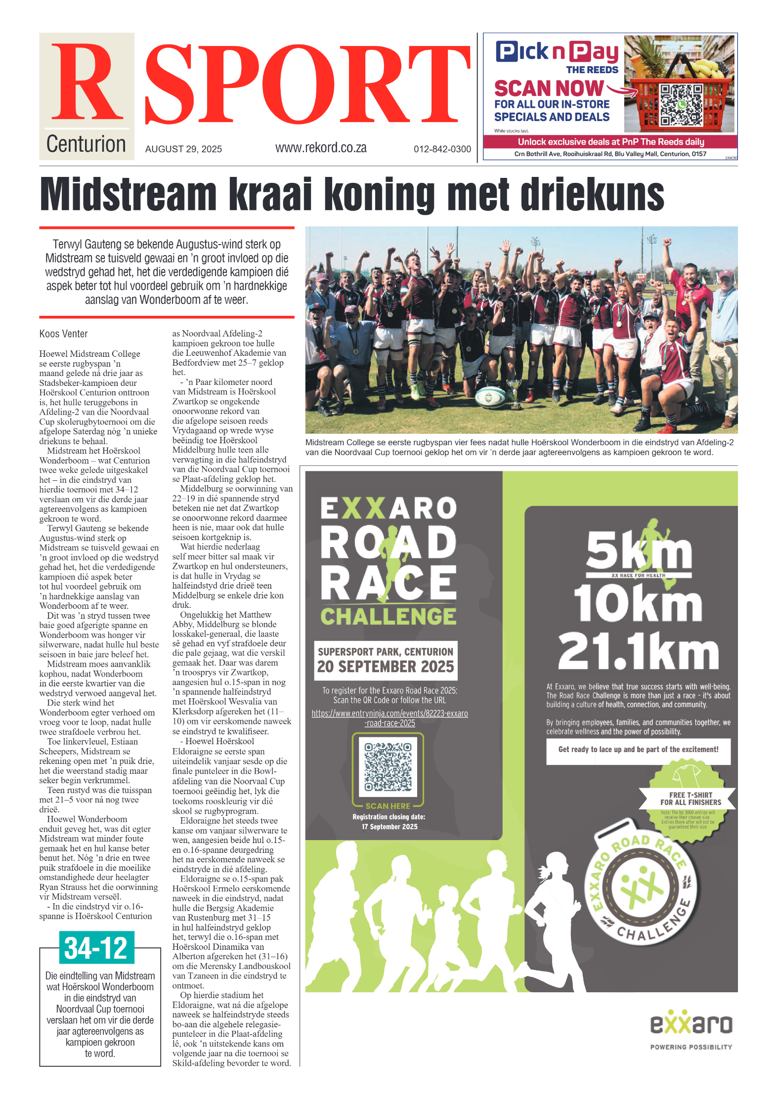 Rekord Centurion 29 August 2025 page 12