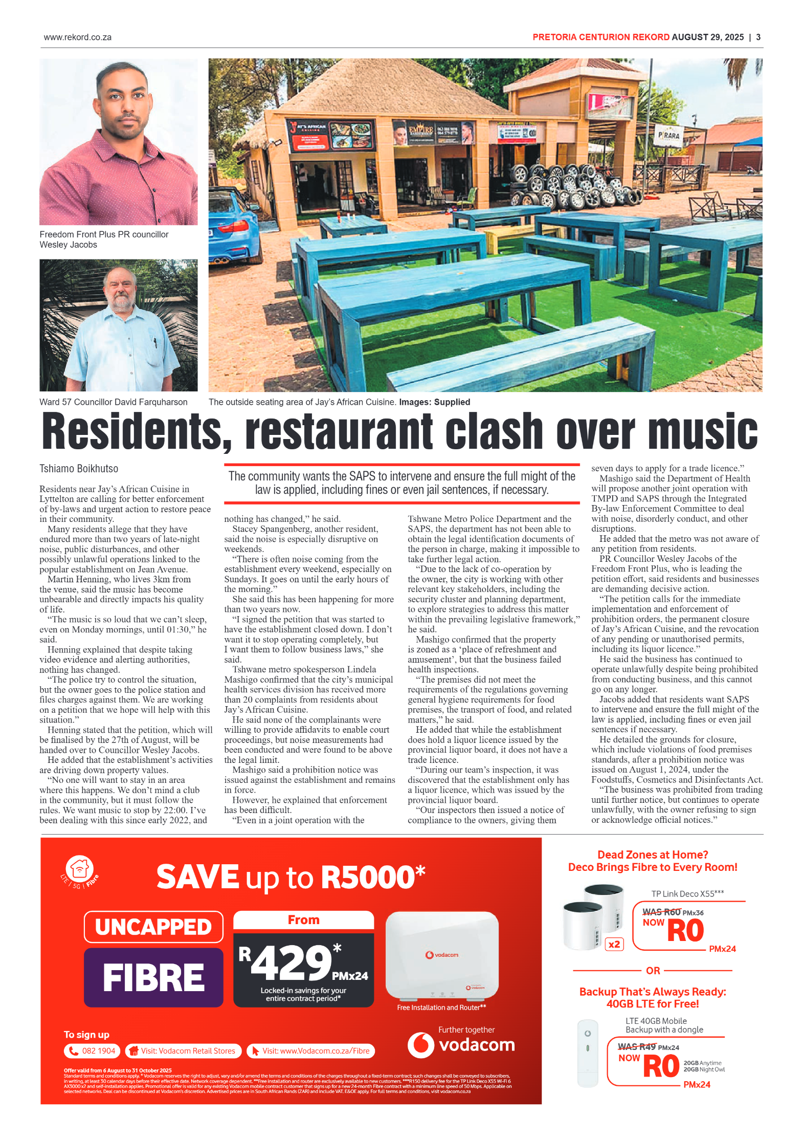 Rekord Centurion 29 August 2025 page 3