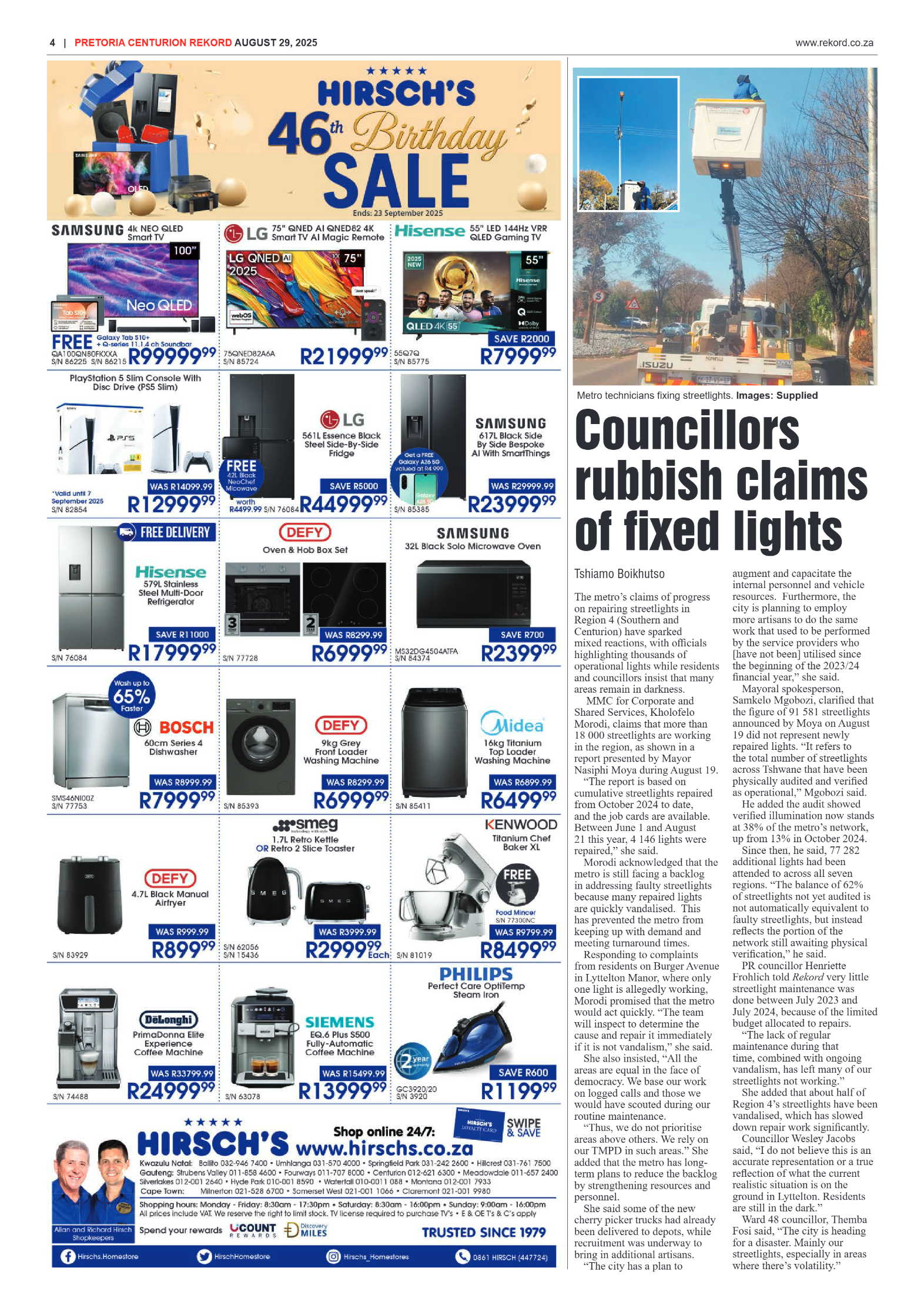 Rekord Centurion 29 August 2025 page 4