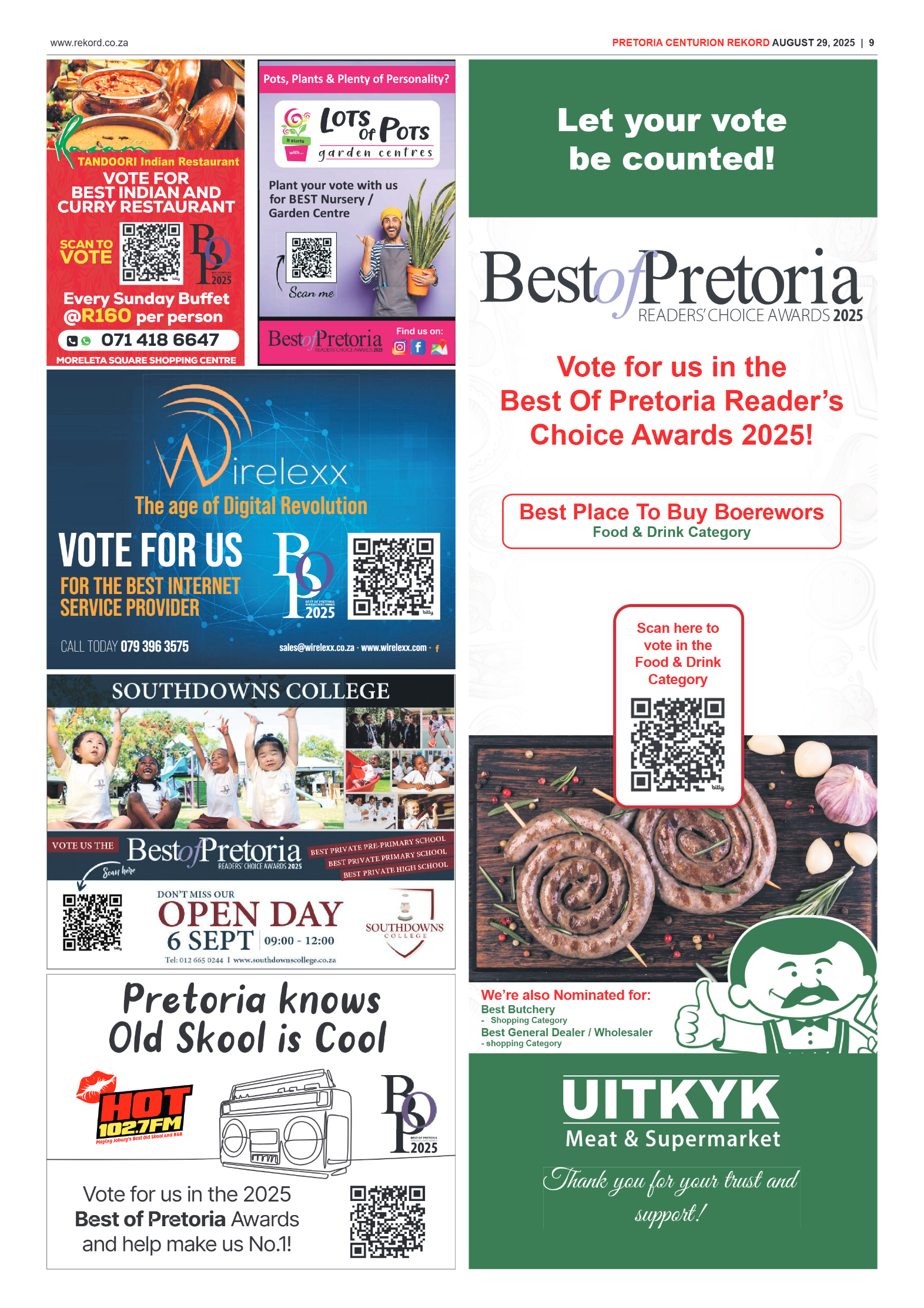 Rekord Centurion 29 August 2025 page 9