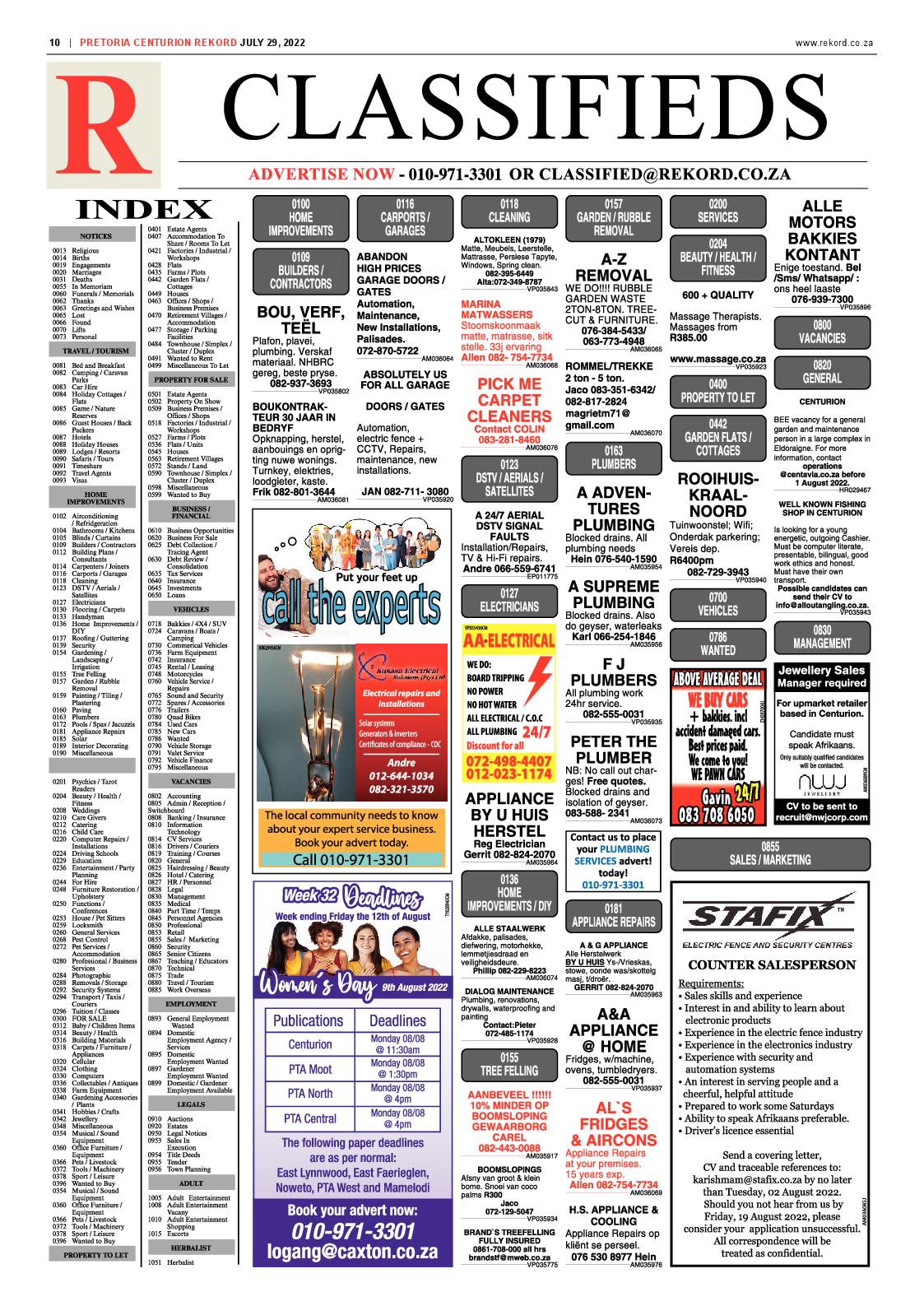 Rekord Centurion 29 July 2022 page 10