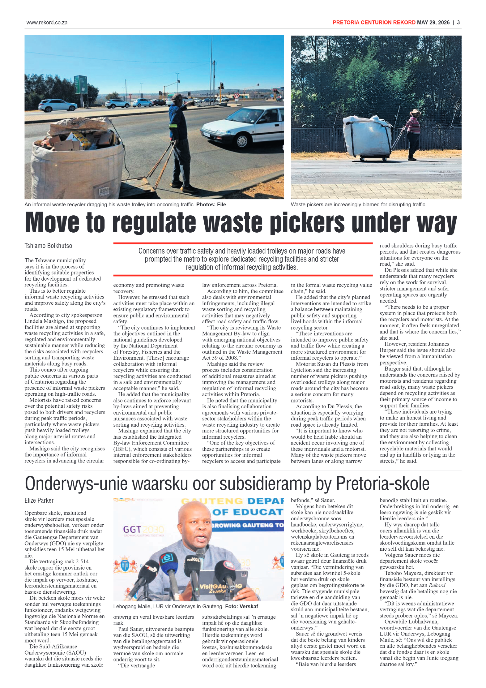 Rekord Centurion 29 May 2026 page 5