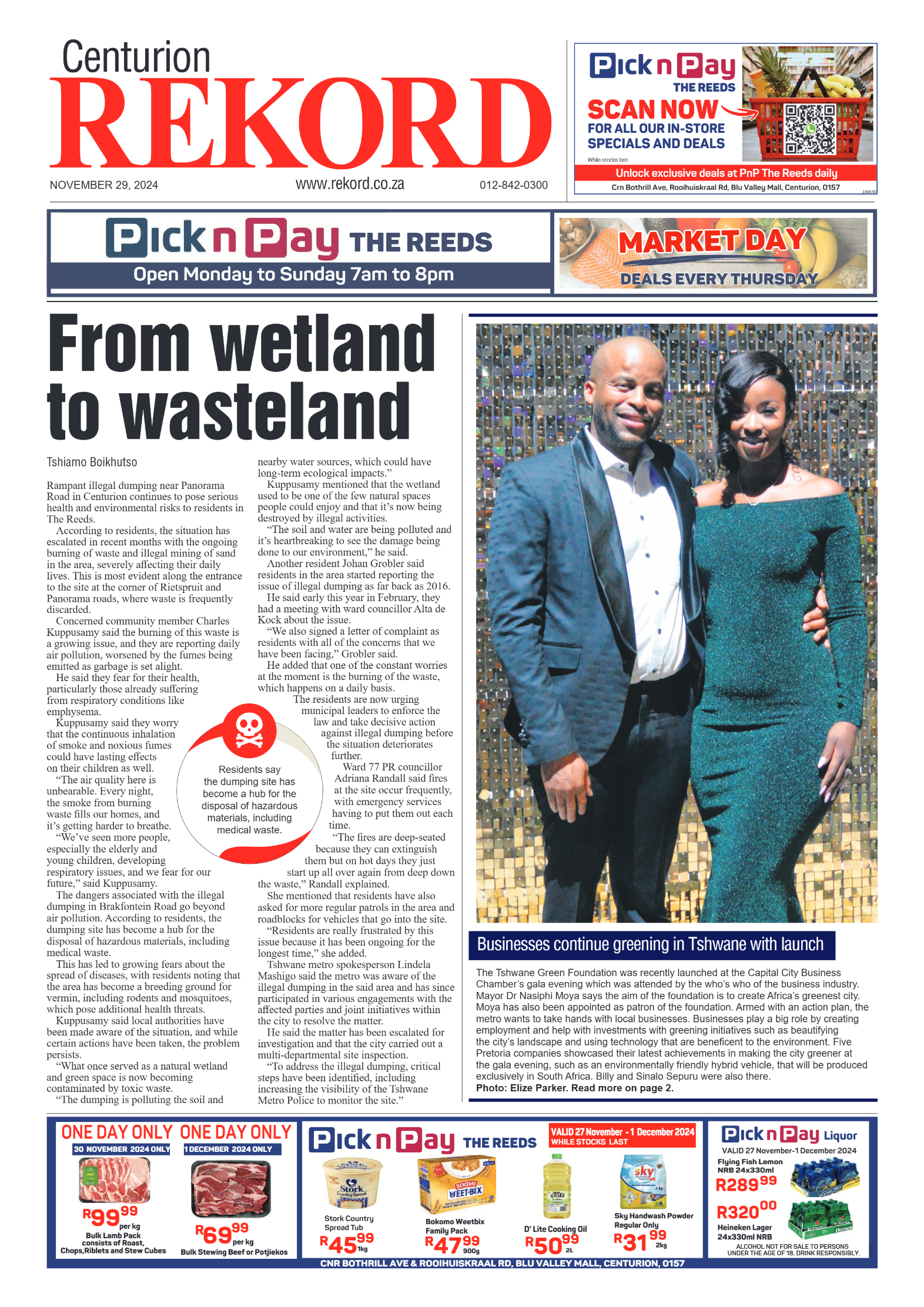 Rekord Centurion 29 November 2024 page 1