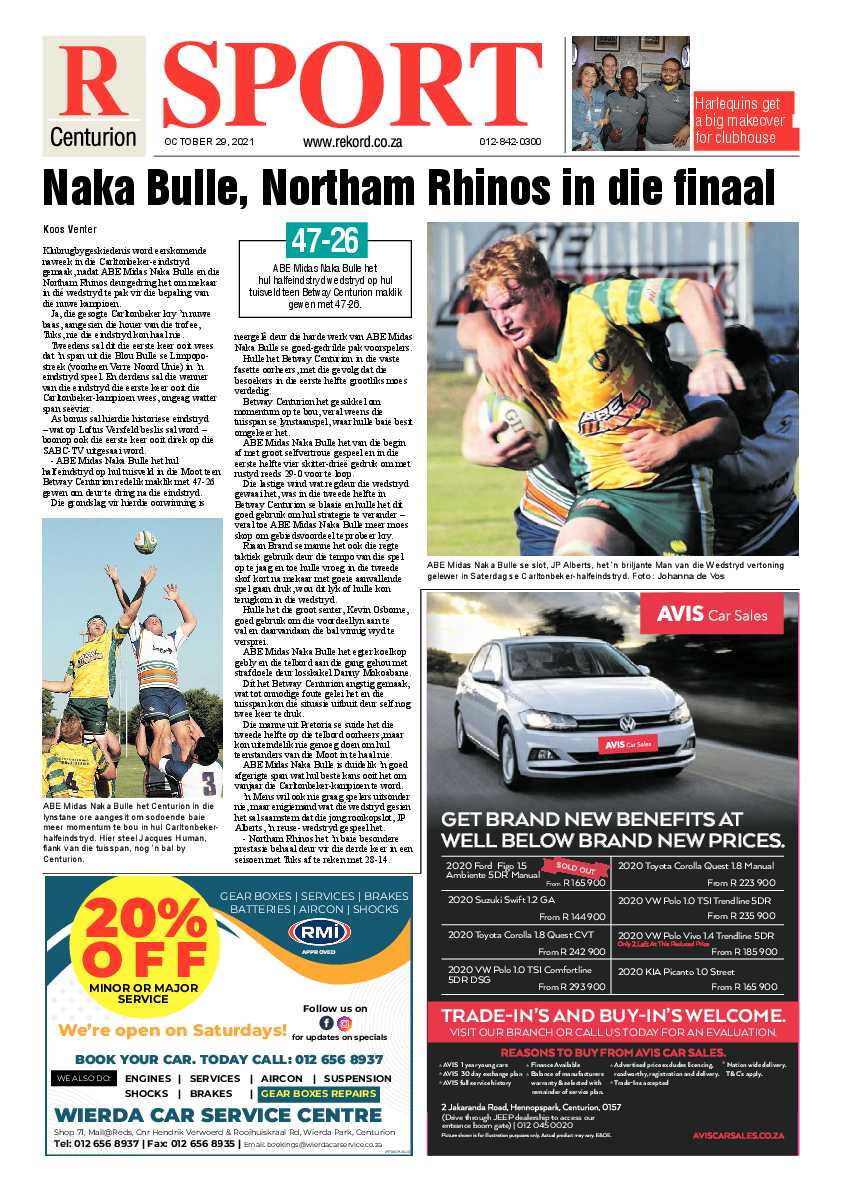 Rekord Centurion 29 October 2021 page 22