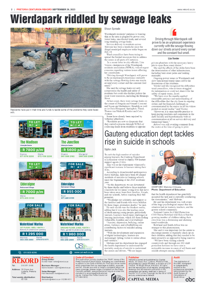 Rekord Centurion 29 September 2023 page 2