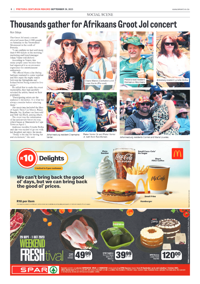 Rekord Centurion 29 September 2023 page 8
