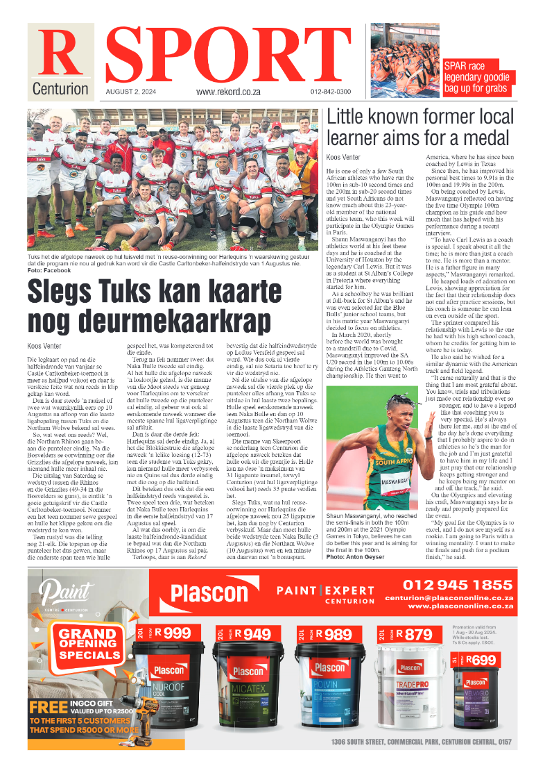 Rekord Centurion 2 August 2024 page 8