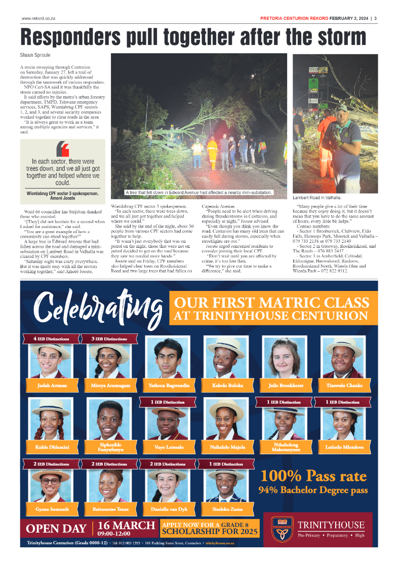 Rekord Centurion 2 February 2024 page 3