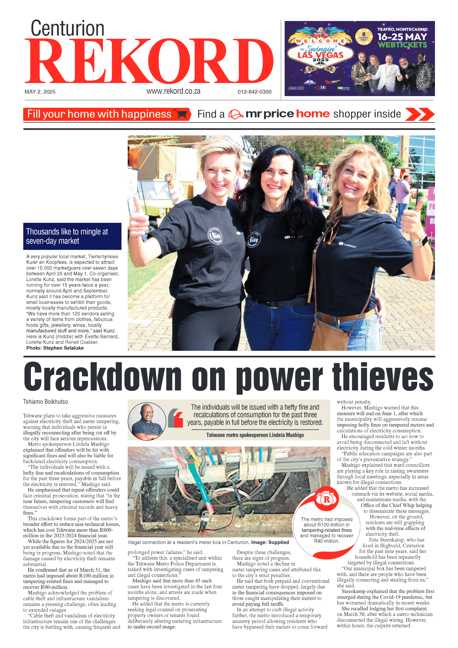 Rekord Centurion 2 May 2025 page 1